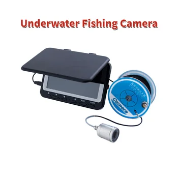 Камера для подводной рыбалки, Видеорегистратор, Эхолот, Инфракрасный светодиодный портативный Рыболовный видеокамер ЖК-монитор для каяка, лодки, морской рыбалки