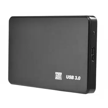 Внешний чехол для жесткого диска USB 3,0/2,0 5 Гбит/с 2,5-дюймовый чехол для жесткого диска SATA с внешней застежкой, чехол для жесткого диска HDD, коробка для ПК, ноутбука