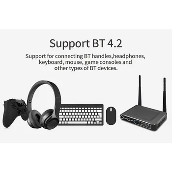 Бесплатная доставка S922X Android 9.0 Bluetooth WiFi двухдиапазонный сетевой плеер Бесплатная 4G + 32G Смарт-приставка TV Box