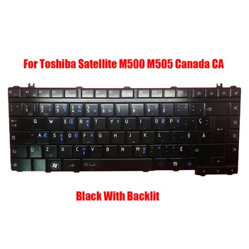 Канада, КАЛИФОРНИЯ Клавиатура для ноутбука Toshiba Satellite M500 M505 9Z.N1W82.027 NSK-TE027 0KN0-VJ2CM03 Черная С подсветкой Новая