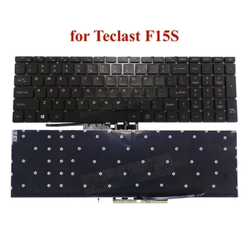 Клавиатура с подсветкой на американском английском языке для ноутбуков Teclast F15S, клавиатуры с подсветкой, раскладка США