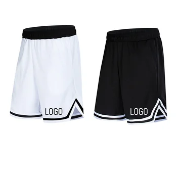 Мужские баскетбольные шорты с вашим логотипом, свободные дышащие мягкие спортивные летние шорты в Полоску на Шнурке для Улицы, мужские
