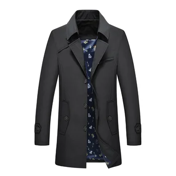 Тренч, мужская куртка, большие размеры 7XL, 8XL, 9XL, Осеннее Длинное пальто, мужское пальто, приталенная Брендовая одежда, Ветровка, Мужской Бизнес