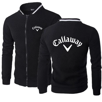Callaway, Осенне-зимняя новинка, Модная Мужская куртка для гольфа Высокого качества на молнии, Мужская куртка, Повседневная мужская куртка для гольфа, Топ -4XL