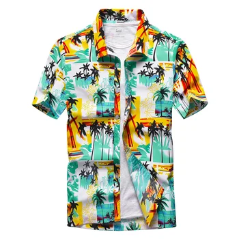 Новая Гавайская Шелковая Белая Мужская Фланелевая рубашка в Клетку с Цветочным Рисунком, Мужская Одежда, Гладкая Для Всего, Пляжная Летняя Одежда С Отворотом 2023 Rhude