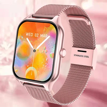 2023 Новые Смарт-часы с Bluetooth-вызовом, Женские часы для сна, сердечного ритма, артериального давления, Спортивные смарт-часы, Модные Женские умные часы, Женские