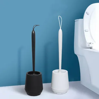 Силиконовая щетка для унитаза в ванной Комнате, мягкая TPR-щетка, Табуретки Для чистки, Креативный пластиковый держатель для туалетной щетки в Скандинавском Стиле, Аксессуары для туалета