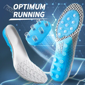 Весенние силиконовые Гелевые Стельки Премиум-класса, Ортопедическая подошва для плоскостопия, прокладка для обуви, Супинатор для подошвенного фасцита