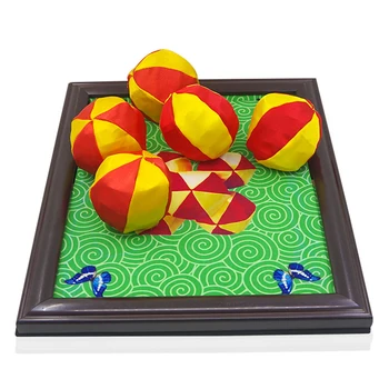 Разноцветные шарики из чертежной доски С 5 шариками, Шары для фокусов, Появляющиеся на сцене С Картинками, Магический реквизит, Иллюзии