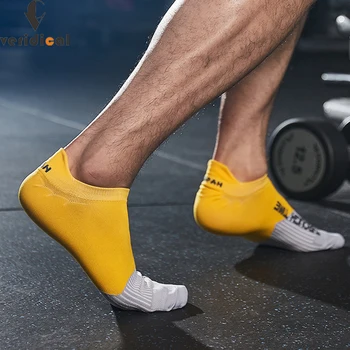 Спортивные носки до щиколотки Мужские нейлоновые уличные баскетбольные велосипедные футбольные дышащие быстросохнущие нескользящие дорожные носки No Show