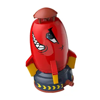 Игрушка-разбрызгиватель для подъема давления воды на открытом воздухе Rocket, Игрушка для распыления воды на лужайке во внутреннем дворике, Космический ракетный разбрызгиватель