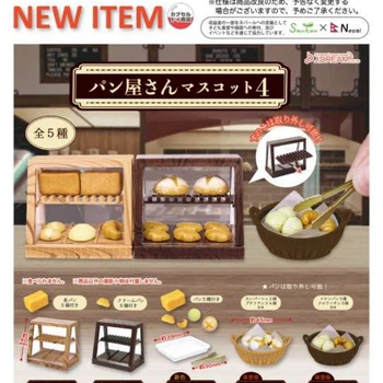 Оригинальные японские игрушки J-DREAM Gashapon Миниатюрная Пекарня № 4 Магазин пищевых фигурок, модели Игрушек, орнамент для детских подарков