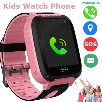 Детские смарт-часы S4, Водонепроницаемая видеокамера, sim-карта, телефон для звонков, Умные часы со светом, совместимые с Ios Android