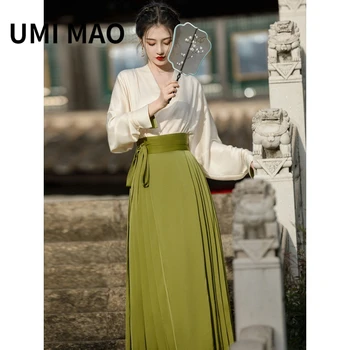 UMI MAO/ Новые Улучшенные Юбки в Китайском стиле 