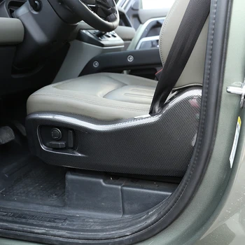 Для 20-21 Land Rover Defender 110 интерьер автомобиля все включено узор из углеродного волокна регулировка сиденья рамка украшения аксессуары