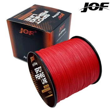 JOF Multifilament X8, Плетеная леска высокой плотности 0,14-0,5 мм, различные цвета, тонкая и прочная, 100 метров 18-78 фунтов