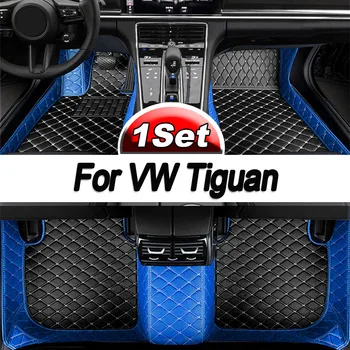 Автомобильные Коврики для Volkswagen Tiguan 2009 2010 2011 2012 2013 2014 2015 2016 Автомобильные накладки для ног, ковровое покрытие, Аксессуары для интерьера