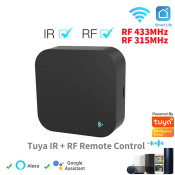 Tuya S11 Smart RF IR пульт дистанционного управления для умного дома с приложением, голосовым управлением и поддержкой всех телевизоров с Alexa и Google Home