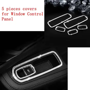 подходит для Porsche Macan Cayenne Panamera, панель управления окнами, декоративная рамка, внутренняя наклейка, побрякушки