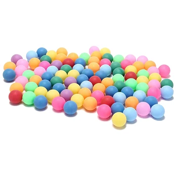 150 шт./упак. Цветные шарики для пинг-понга 40 мм Развлекательные Мячи для настольного тенниса Смешанных цветов Мячи для пивного понга Игра