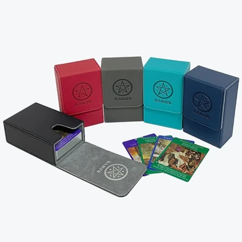 Чехол для карт Таро из искусственной кожи, емкость для сбора карт Таро, коробка для настольной игры, держатель для карт, прямая доставка