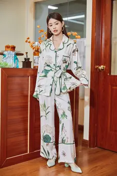 Пижама высокого качества, женский новый костюм, домашняя одежда, пижамы для женщин, пижамы для сна