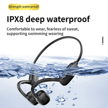 открытое Плавание, Bluetooth-гарнитура с костной проводимостью, не прослушивается, Беспроводные наушники с памятью 32G, Ушные обручи для плавания с открытым ухом shokz