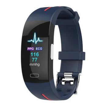 Новый смарт-браслет ECG PPG для мужчин, мониторинг температуры тела, кровяного давления, кислорода, смарт-браслет IP67, водонепроницаемые спортивные часы для фитнеса