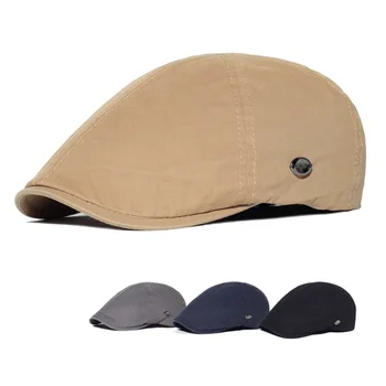 Модная новая мужская шляпа, Береты, кепка для гольфа, солнцезащитная плоская кепка таксиста-газетчика