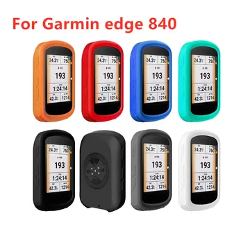 1 шт., защитный чехол для велосипедного GPS-компьютера, силиконовый чехол для Garmin Edge 840, съемная плотно прилегающая защитная пленка для экрана, аксессуары для велосипеда