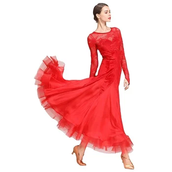Международное стандартное платье для бальных танцев, одежда для выступлений на сцене