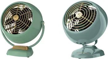 Вентилятор для циркуляции воздуха Jr. Vintage, зеленый и персональный вентилятор для циркуляции воздуха VFAN Mini Classic, зеленый