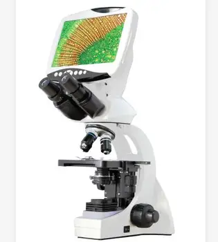 Цифровой ЖК-биологический микроскоп NP-LCD12 - 40X - 1000x Увеличение -5 Мегапикселей