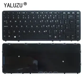 YALUZU Новая английская клавиатура для ноутбука HP EliteBook 840 G1 850 G1 840 G2 850 G2 серии UK layout Без указателя с подсветкой