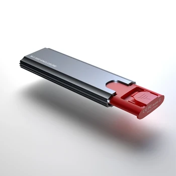 Корпус твердотельного накопителя M2 M.2 к USB 3.1 Gen 2 10 Гбит/с Корпус твердотельного накопителя NVMe для жесткого диска NVMe PCIE M Key/(B + M) Key SSD, корпус твердотельного накопителя M2 переменного тока