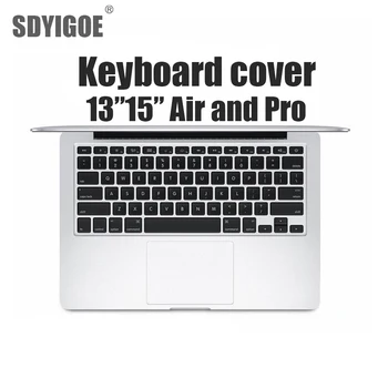 Силиконовая Защитная пленка для клавиатуры для MacBook Pro 13 15 17 для MacBook Air Retina A1466A1502A1398A1286 Клавиатура ЕС/США