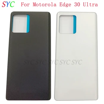 Задняя дверь, Крышка батарейного отсека, корпус, чехол для Motorola Moto Edge 30 Ultra, задняя крышка с логотипом, Запчасти для ремонта