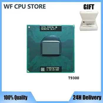Intel Core 2 Duo T9300 SLAQG SLAYY 2,5 ГГц Двухъядерный двухпоточный процессор Процессор 6M 35W Socket P