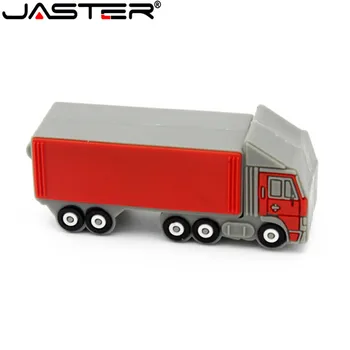 Флэш-накопитель JASTER trailer pendrive 4 гб 16 ГБ 32 ГБ 64 ГБ usb flash Большая модель грузовика флэш-карта USB2.0 USB-накопитель персонализированный подарок