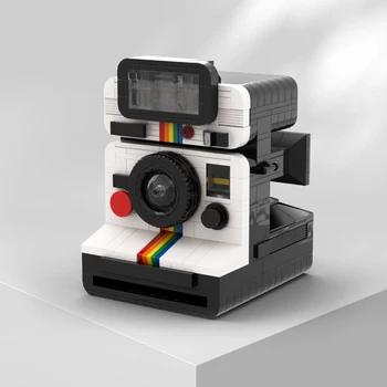 MOC Polaroid Land Camera 1000 Креативная Модель Орнамент Набор строительных блоков Игрушки Для взрослых Подарки Рождественский подарок