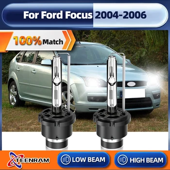 Супер Яркие Автомобильные Фары D2S Xenon HID Автомобильные Фары Лампа 35 Вт 20000ЛМ Авто Лампа 12 В 6000 К Белый Для Ford Focus 2004 2005 2006