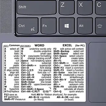 Ярлык-наклейка для Apple Windows, ПВХ, Компьютерная Справочная клавиатура, Ярлык-наклейка для Photoshop / Lightroom F4C7