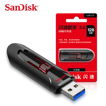 100% Оригинальные флеш-накопители Sandisk CZ600 USB 3,0 128 ГБ 256 ГБ USB Флэш-накопитель Высокоскоростной 64 ГБ Memory Stick 16 ГБ 32 ГБ U-диск