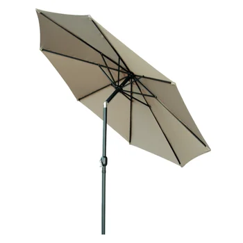 Инновации торговой марки 10'Tilt Crank Market Зонт для патио, Коричневый пляжный зонт parasole de terrase exterrieur