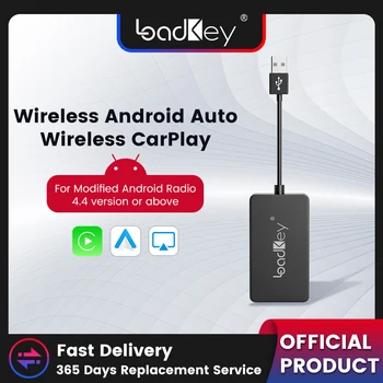 LoadKey & Carlinkit Wireless CarPlay Adapter Беспроводной Android Автоматический Ключ для Изменения Экрана Android Автомобильного Зеркала Youtube Siri Waze