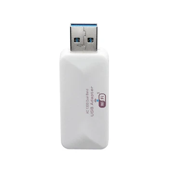 Мини USB Wifi Адаптер Беспроводной AC WiFi адаптер 1300 Мбит/с Антенна для Windows 7/8/10