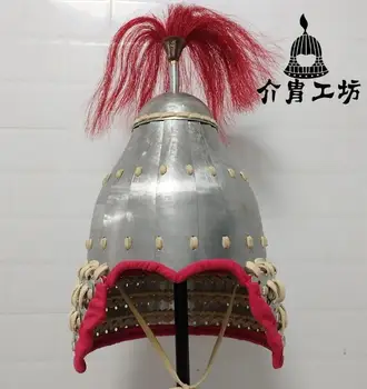 Древнекитайский шлем Воина из нержавеющей Стали Толщиной 1 мм, Корейская железная шляпа