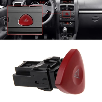 Предупреждение Аварийный выключатель аварийной лампы Пластиковая кнопка для Renault Laguna Master TraficII Vauxhall