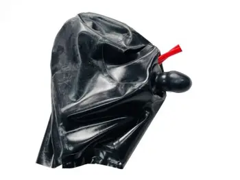 Латексная маска gummi, полностью закрывающая 3 см носовую трубку, внутренняя оболочка для рта 0,4 мм