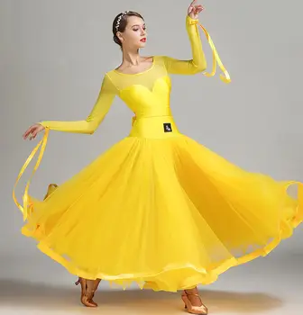 Новое Поступление, Современное танцевальное платье, Женский костюм, одежда для выступлений, Национальная стандартная танцевальная форма, костюм для выступлений